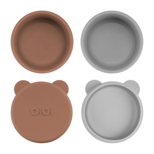 Silikon Kapaklı Mini Kase 2'li Mini Bites