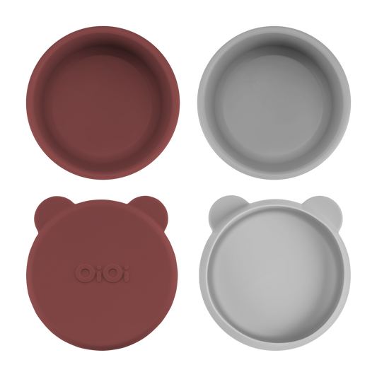 Silikon Kapaklı Mini Kase 2'li Mini Bites