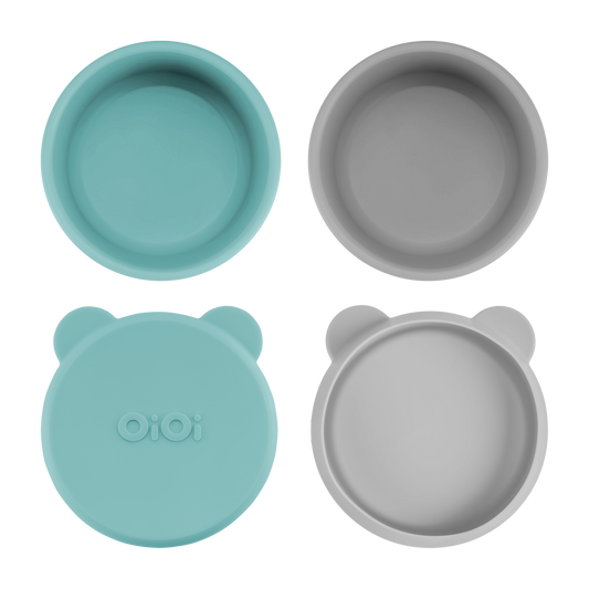 Silikon Kapaklı Mini Kase 2'li Mini Bites